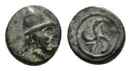 Troas, Birytis, c. 4th-3rd centuries BC. Æ (9,24 mm, 1,80 g). SNG Copenhagen 251. Very fine.