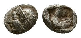 Ionia, Phokaia, c. 521-478 BC. AR Obol (9,44 mm, 1,29 g). Cf. SNG Kayhan 522-6. Very fine.