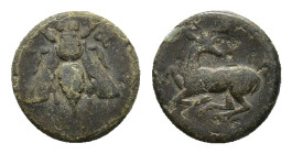 Ionia, Ephesos, c. 370-350 BC. Æ (11,08 mm, 1,91 g). SNG von Aulock 1838. About very fine.