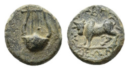 Caria, Alabanda, c. 168-30 BC. Æ (15,82 mm, 2,83 g). SNG Cop 7 var.; SNG Tuebingen 3340 var. Very fine.
