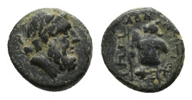 Caria, Antioch ad Maeandrum, c. 168-100 BC. Civic issue. Æ (11,35 mm, 2,30 g). SNG Copenhagen 29; Weber 6360. About very fine.