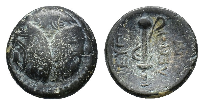 Caria, Mylasa. Eupolemos (295-280 BC). Æ (16,16 mm, 4,09 g). SNG Keckman 223-234...