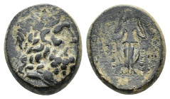 Phrygia, Apameia, c. 100-50 BC. Æ (17,02 mm, 8,23 g). Uncertain magistrates. For the type SNG Copenhagen 183; SNG von Aulock 3470. Fine.