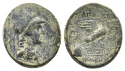 Phrygia, Apameia, c. 100-50 BC. Æ (19,82 mm, 7,44 g). Kokos, magistrate. SNG Copenhagen 161-2. Good fine.