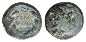 Phrygia, Eumeneia, c. 200-133 BC. Æ (15,6 mm, 5,16 g). SNG Copenhagen 377-8. About very fine.