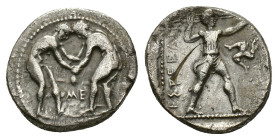 Pamphylia, Aspendos, c. 380/75-330/25 BC. AR Stater (21,51 mm, 10,75 g). SNG von Aulock 4555. Very fine.