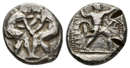 Pamphylia, Aspendos, c. 420-400 BC. AR Stater (20,19 mm, 10,89 g). SNG von Aulock 4504. Good fine.