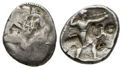 Pamphylia, Aspendos, c. 420-400 BC. AR Stater (21,79 mm, 10,89 g). SNG von Aulock 4504. Fine.
