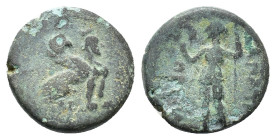 Pamphylia, Perge, c. 260-230 BC. Æ (16,15 mm, 3,48 g). SNG France 355-368. Fine.