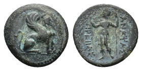 Pamphylia, Perge, c. 260-230 BC. Æ (17,28 mm, 3,03 g). Colin Series 2.1; SNG France 355-361. Good fine.
