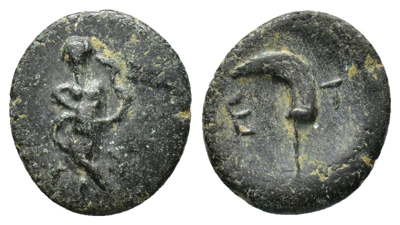 Pisidia, Etenna, 1st century BC. Æ (16,84 mm, 3,45 g). Civic issue. SNG Aulock 5...