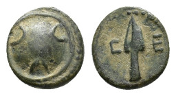 Pisidia, Selge. Æ (12,29 mm, 2,41 g). BMC 62; Mionnet III, 181; Anson II, 609. Very fine.