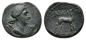 King of Galatia. Amyntas (39-25 BC). Æ (18,01 mm, 3,94 g). SNG France 2365-70; HGC 7, 784. Very fine.