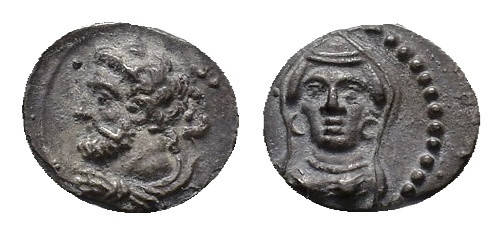 Cilicia, Uncertain mint, c. 4th centuri BC. AR Obol (9,66 mm, 0,68 g). SNG Franc...