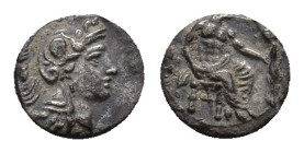 Cilicia, Uncertain mint, c. 4th century BC. AR Obol (9,22 mm, 0,62 g). SNG Levante 244. Very fine.