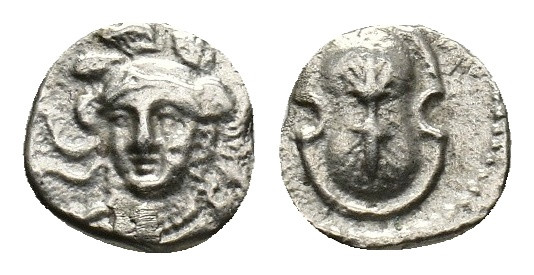 Cilicia, Uncertain mint, 4th century BC. AR Obol (8,48 mm, 0,57 g). Göktürk -; S...