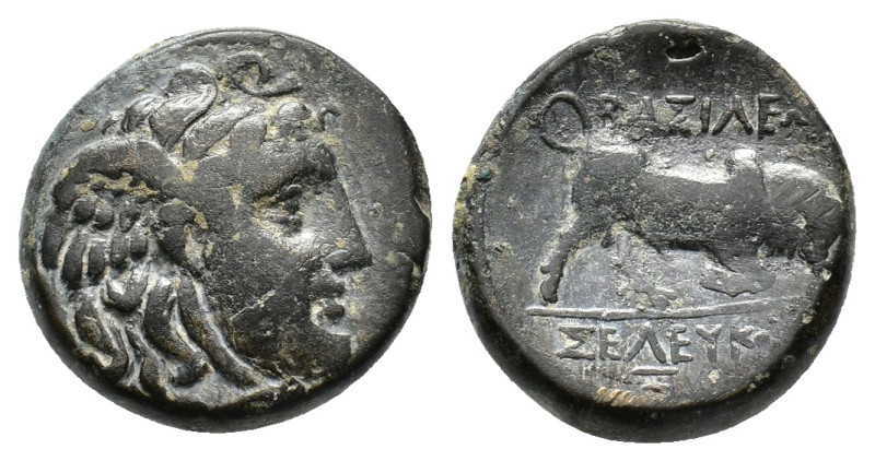 Seleukid Kings. Seleukos I Nikator (312-281 BC). Ӕ (18,01 mm, 7,10 g), Antioch o...