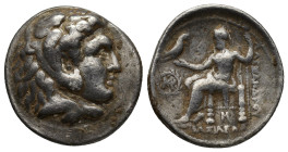 Seleukid Kings. Seleukos I Nikator (312-281 BC). AR Tetradrachm (27,64 mm, 16,83 g). In the name and types Alexander III. Babylon. Price 3704; HGC 9. ...