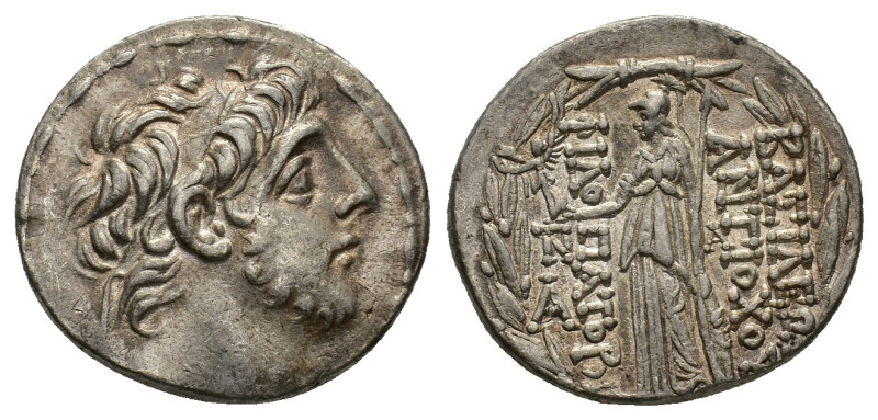 Seleukid kings. Antiochos IX Philopator (116-95 BC). AR Tetradrachm (27,83 mm; 1...