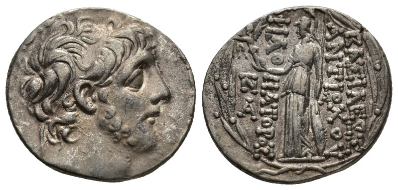 Seleukid Kings. Antiochos IX Philopator (116-95 BC). AR Tetradrachm (27,68 mm, 1...