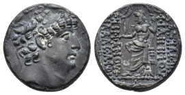 Seleukid Kings. Philippos I Epiphanes (93-83 BC). AR Tetradrachm (23,9 mm, 15,77 g). Antioch. SC 2463.3h; Newell 448. Very fine.