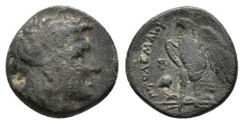 Ptolemaic Kings of Egypt. Ptolemy I Soter (305-282 BC). Æ Hemiobol (16,22 mm, 3,59 g). Alexandria. Svoronos 167. About very fine.