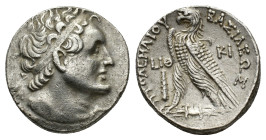 Ptolemaic Kings of Egypt. Ptolemy V Epiphanes (204-180 BC). AR Tetradrachm (25,38 mm, 13,98 g). Kition, Year RY 19 (187/6 BC). Svoronos 1363. Very fin...