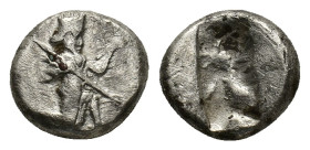 Achaemenid Empire. Time Xerxes I - Artaxerxes I. AR Siglos (14,61 mm, 4,83 g). Sardes, 485-420 BC. Carradice III b. About very fine.