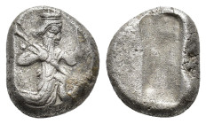 Achaemenid Empire. Time Xerses I - Darius II. AR Siglos (12,95 mm, 5,45 g). Sardes, c. 485-420 BC. Carradice Type IIIb. Very fine.