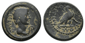 Phrygia, Amorium. Augustus (27 BC-AD 14). Æ (20,88 mm, 7,21 g). RPC I, 3231. About very fine.
