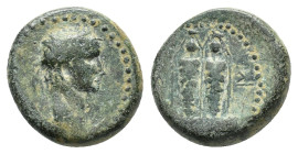 Pamphylia, Aspendos. Augustus (27 BC-AD 14). Æ (16,62 mm, 6,28 g). About very fine.