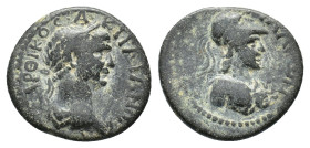 Pamphylia, Attalia. Trajan (98-117). Æ Assarion (19,02 mm, 4,57 g). RPC III, 2678. Very fine.