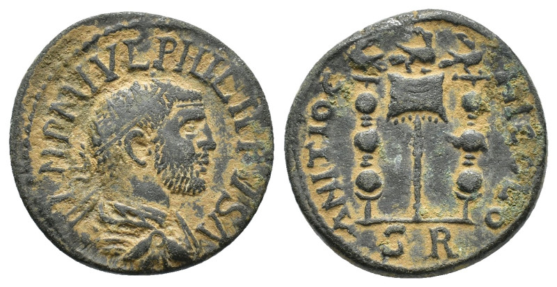 Pisidia, Antioch. Philip I (244-249). Æ (24,12 mm, 11,53 g). SNG France 1259. Ve...