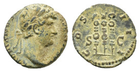 Hadrian (117-138). Æ Quadrans (15,17 mm, 2,22 g). RIC 977. Very fine.