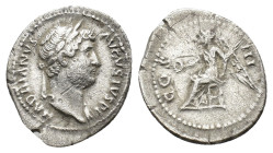 Hadrian (117-138). AR Denarius (19,61 mm, 3,15 g). Rome, c. 128-132. RIC 345; RSC 363a. Very fine.