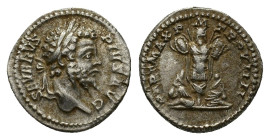 Septimius Severus (193-211). AR Denarius (17,94 mm, 3,68 g). Rome, AD 201. RIC 176. Very fine.