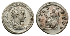 Elagabalus (218-222 AD). AR Antoninianus (20,07 mm, 5,20 g). Rome, AD 218. RIC 1. Good very fine.