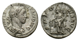 Severus Alexander (222-235). AR Denarius (16,96 mm, 2,95 g). Rome, AD 226. RIC 133. Very fine.