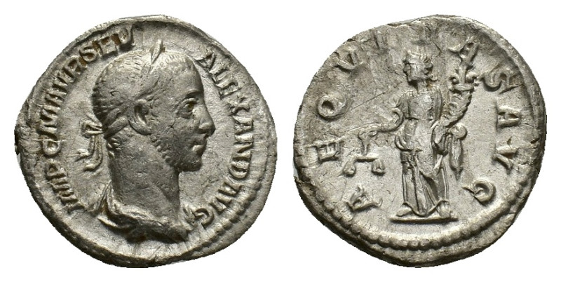 Severus Alexander (222-235). AR Denarius (17,72 mm, 3,25 g). Rome, AD 222-228. R...