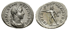 Severus Alexander (222-235). AR Denarius (19,64 mm, 3,25 g). Rome, AD 232. RIC 240; RSC 89. Very fine.