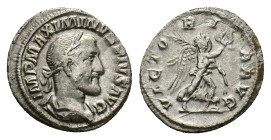 Maximinus I (235-238). AR Denarius (18,80 mm, 2,29 g). Rome, 235-236. RIC 16. Very fine.