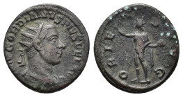 Gordian III (238-244). AR Antoninianus (21,02 mm, 4,35 g). Antioch, AD 242-244. RIC 213; RSC 167. About very fine.