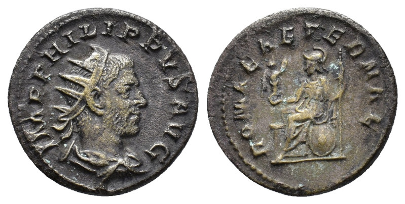 Philip I (244-249). AR Antoninianus (20,88 mm, 3,78 g). Rome, AD 246-247. RIC 44...