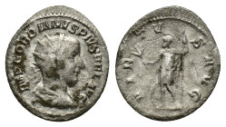 Gordian III (238-244). AR Antoninianus (19,86 mm, 3,00 g). Rome. RIC 56. Good fine.