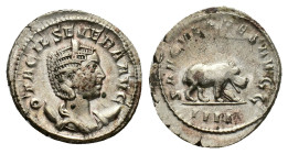 Otacilia Severa (Augusta, 244-249). AR Antoninianus (21,11 mm, 4,06 g). Rome, AD 248. RIC 116b (Philip I). Very fine.
