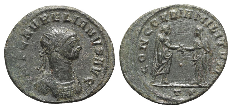 Aurelian (270-275). Antonianus (22mm, 3.57g, 6h). Siscia, AD 274. Radiate and cu...