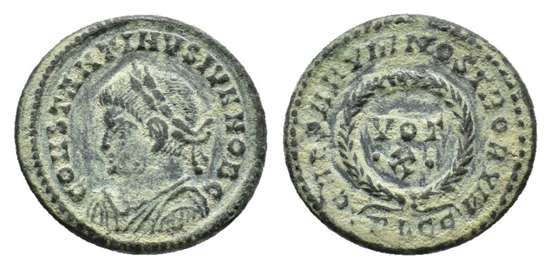 Constantine II (Caesar, 316-337). Æ follis (18,21 mm, 3,65 g). Lugdunum, AD 323-...