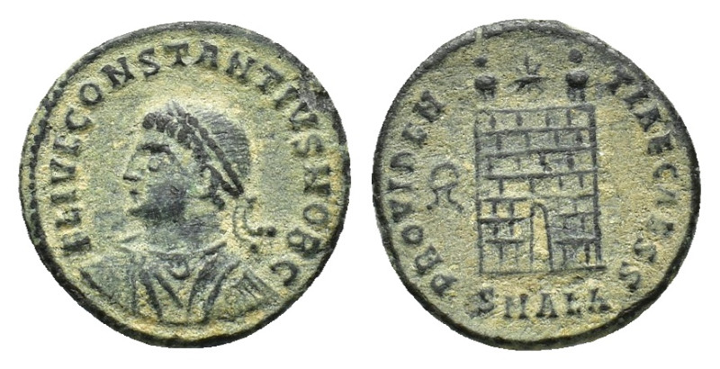 Constantius II (Caesar, 316-337). Æ Follis (17,63 mm, 3,13 g). Alexandria, AD 32...