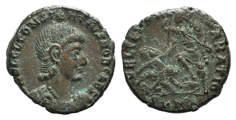 Constantius Gallus (Caesar, 351-354). Æ (14mm, 2.15g, 6h). Nicomedia. Bare-heade...