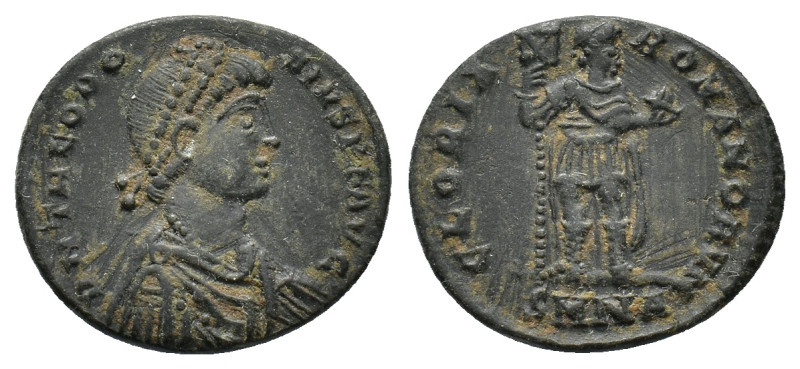 Theodosius I (379-395). Æ (20,52 mm, 3,92 g). Nicomedia, AD 392-394. RIC 46. Ver...